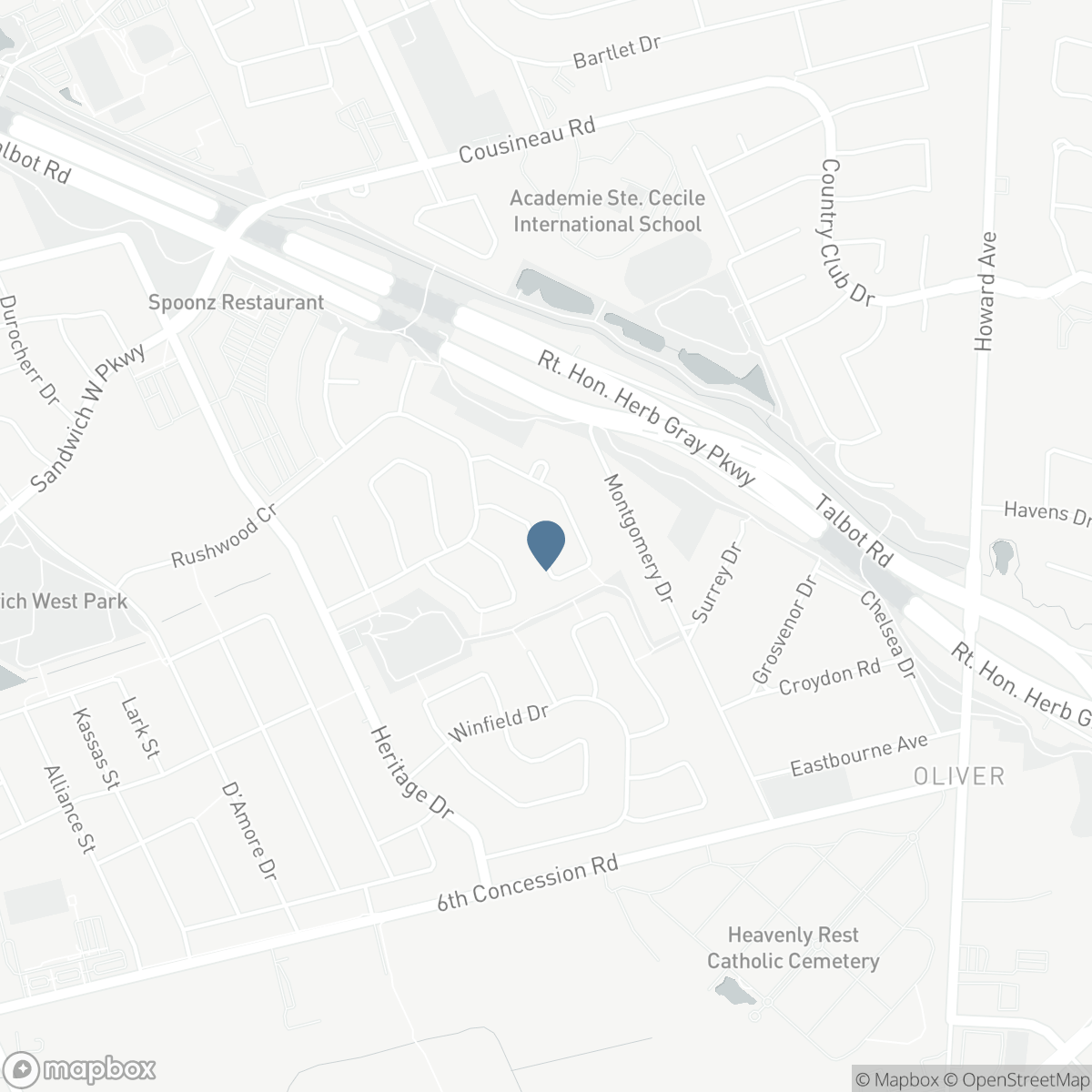 1316 CARRIAGE LANE, LaSalle, Ontario N9H 1Z9
